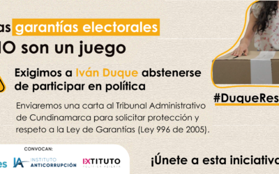 #DuqueRespete: an initiative that calls for Iván Duque to refrain from participating in politics